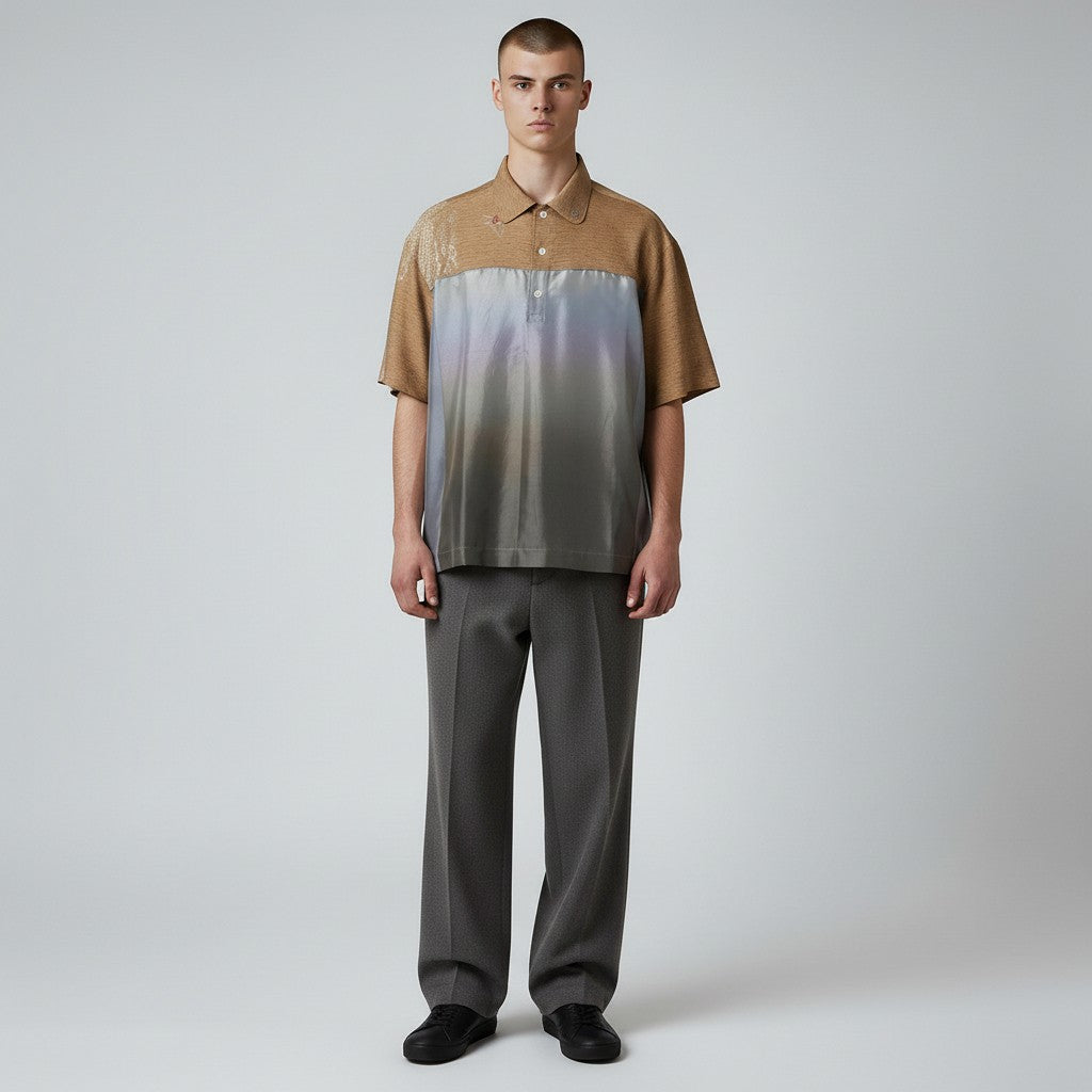 伝統美を纏う牛首紬のシルクシャツ