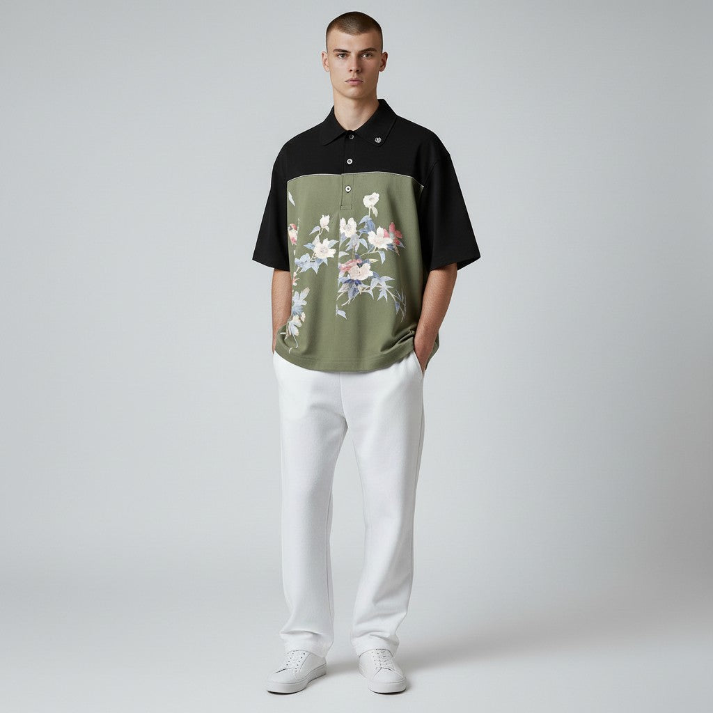 四季の移ろい加賀友禅のシルクシャツ