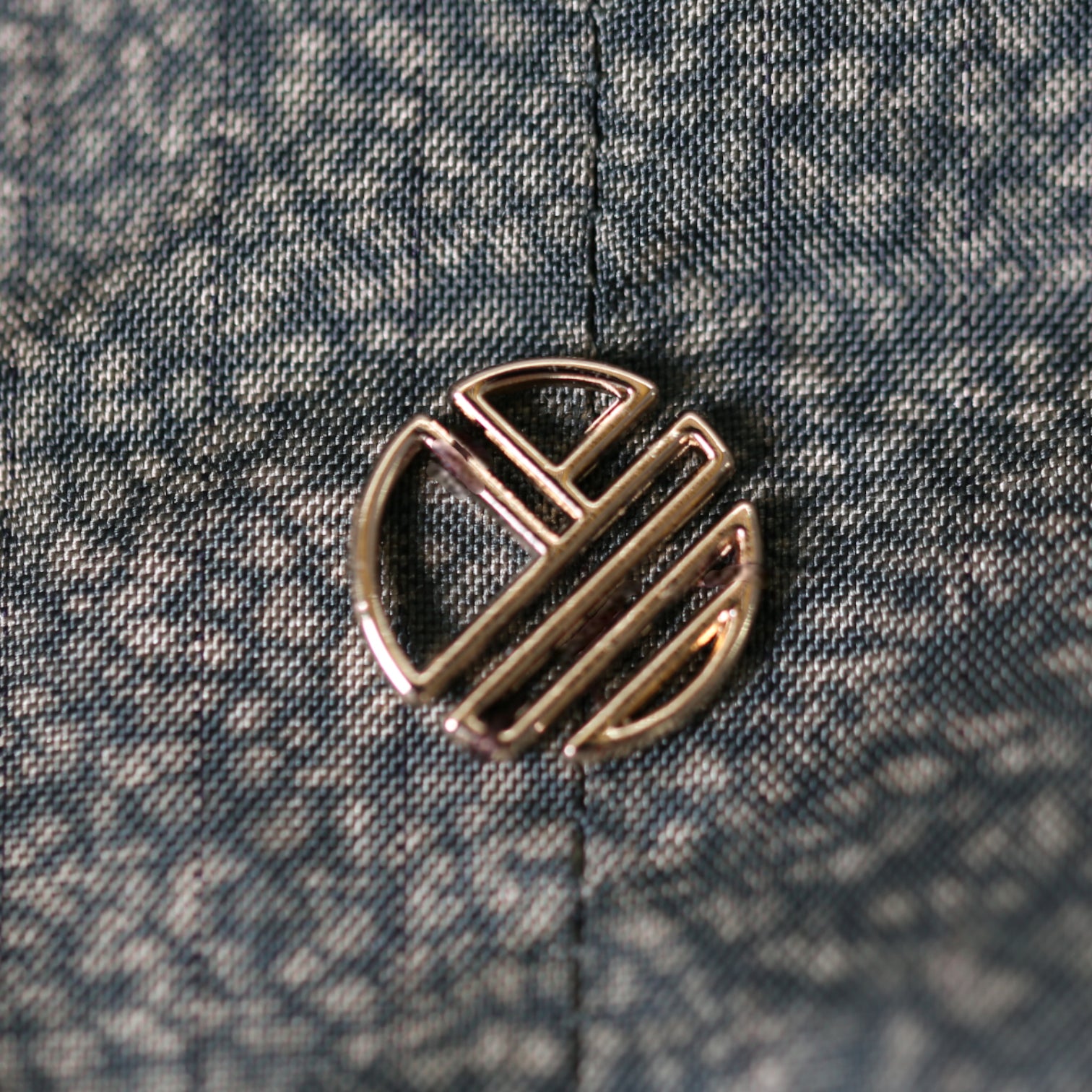 本場結城紬よろけ縞模様ブルゾン