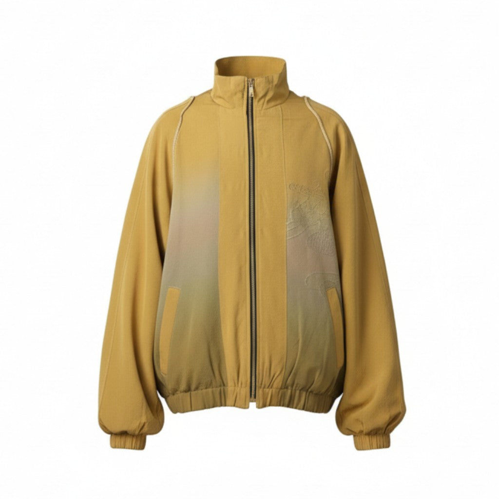 Elegant koto embroidered blouson