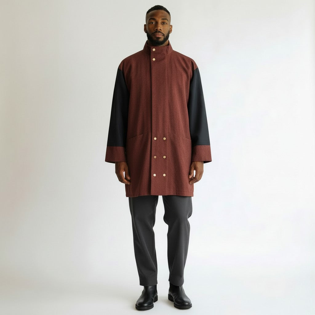 Edo Komon modern coat