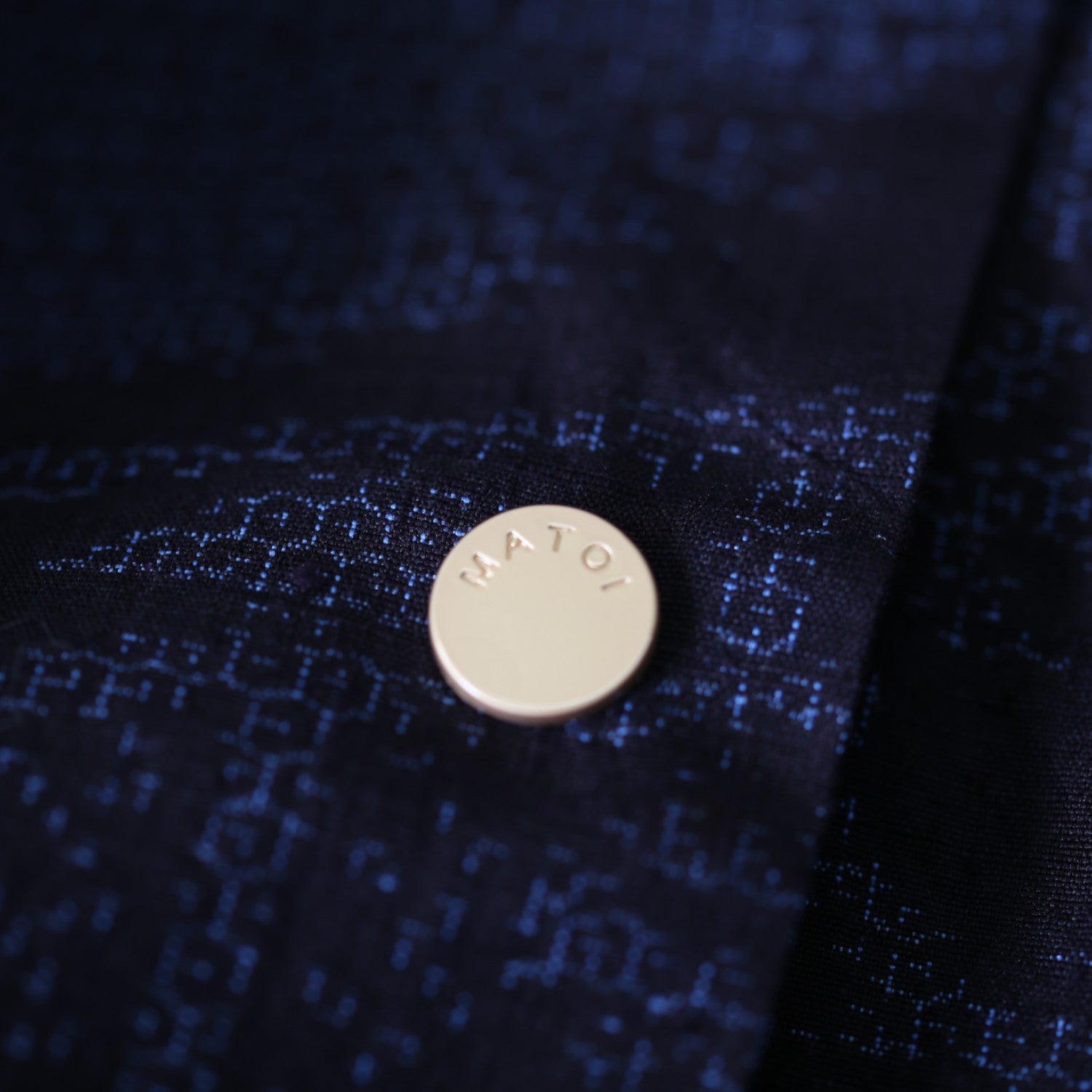 結城紬・雲景シルエットコート