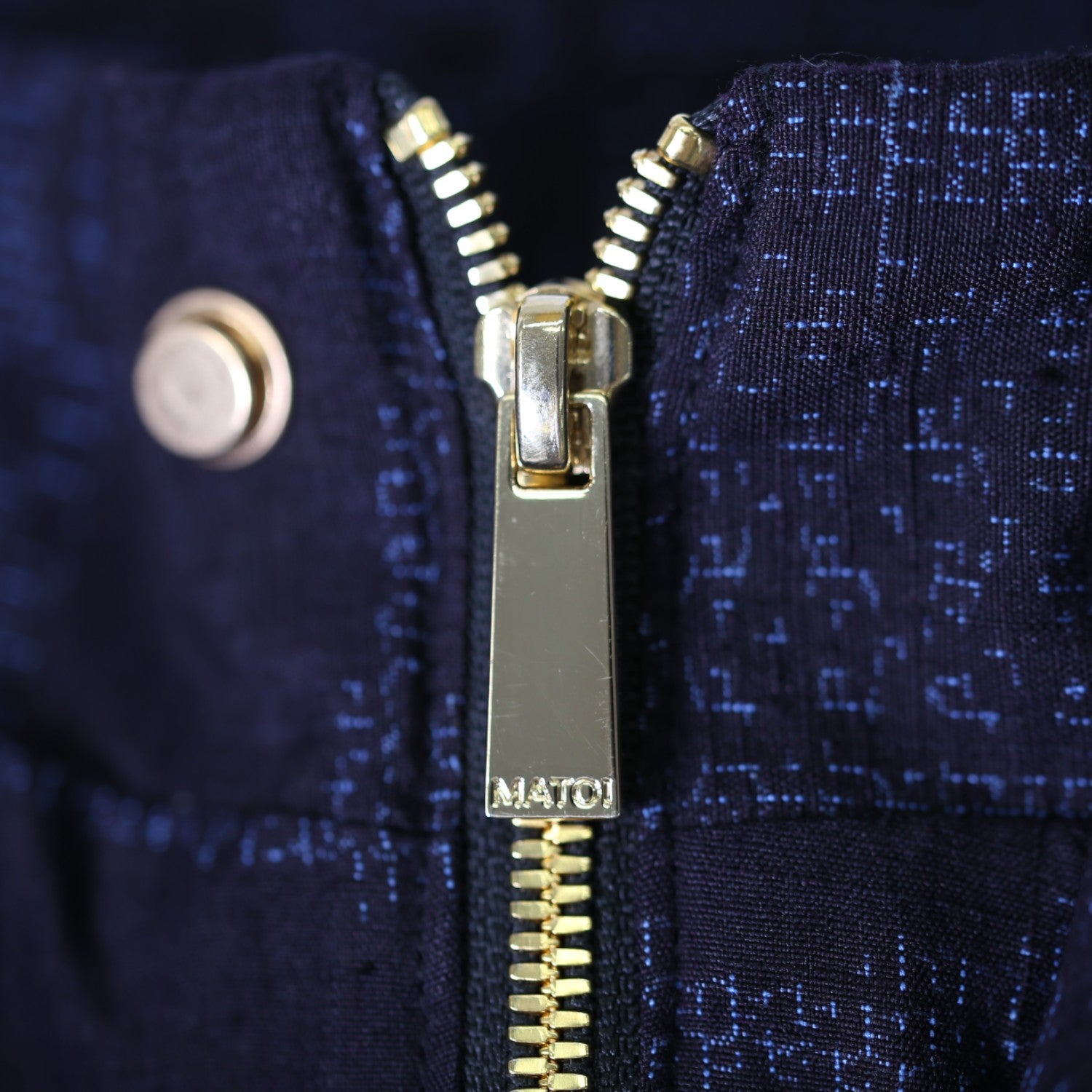 結城紬・雲景シルエットコート