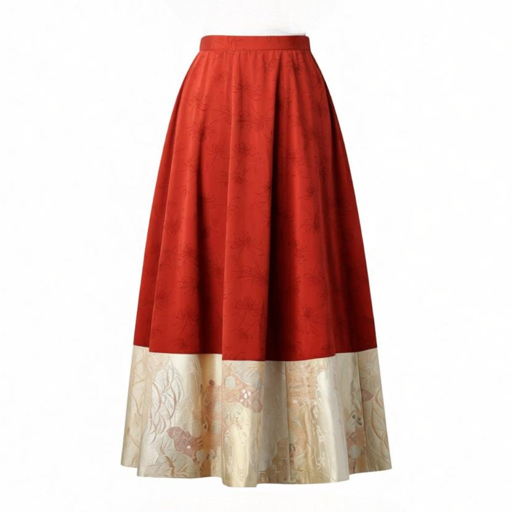 Elegant autumn breeze - Japanese style skirt