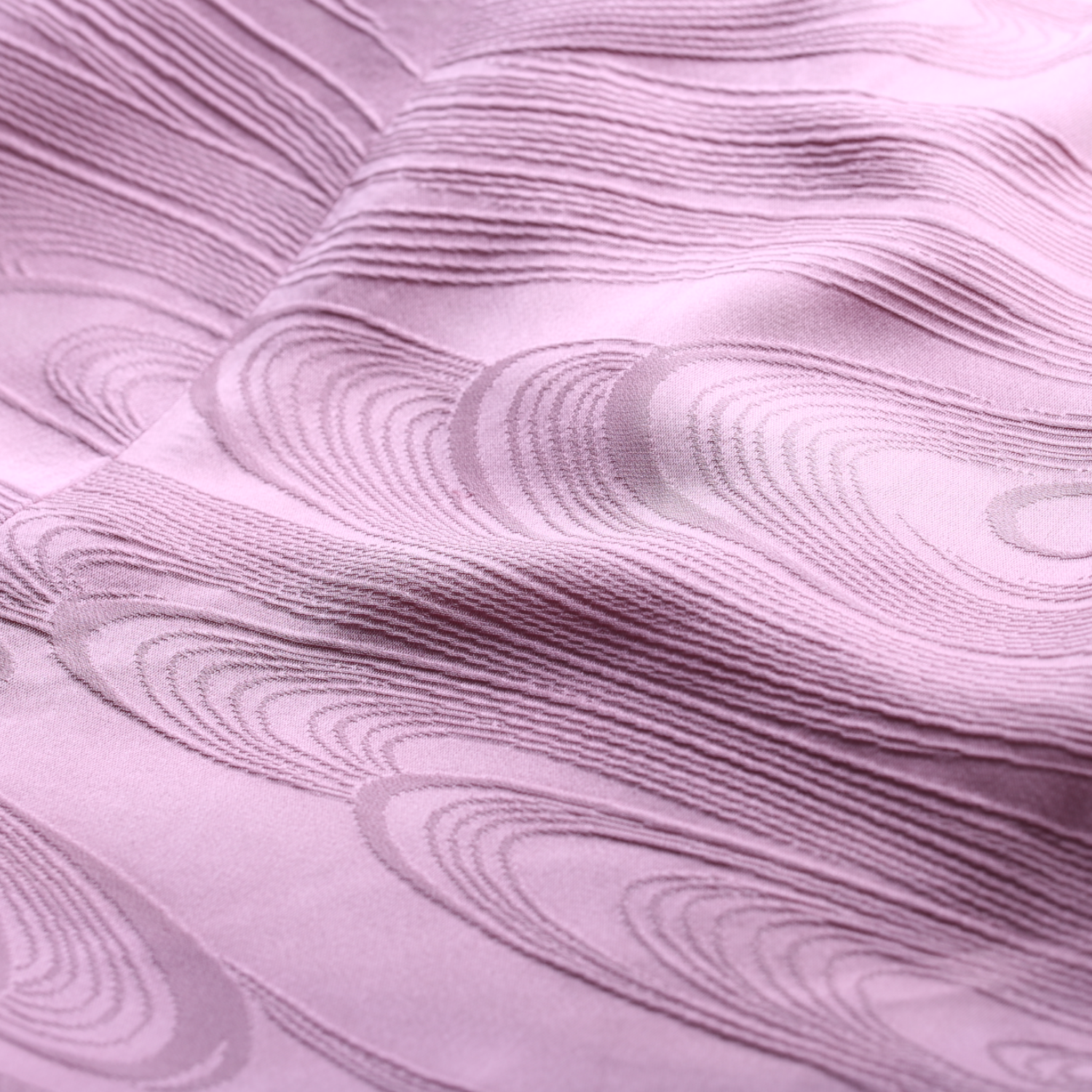 A pink skirt with weeping cherry blossoms and butterflies dancing