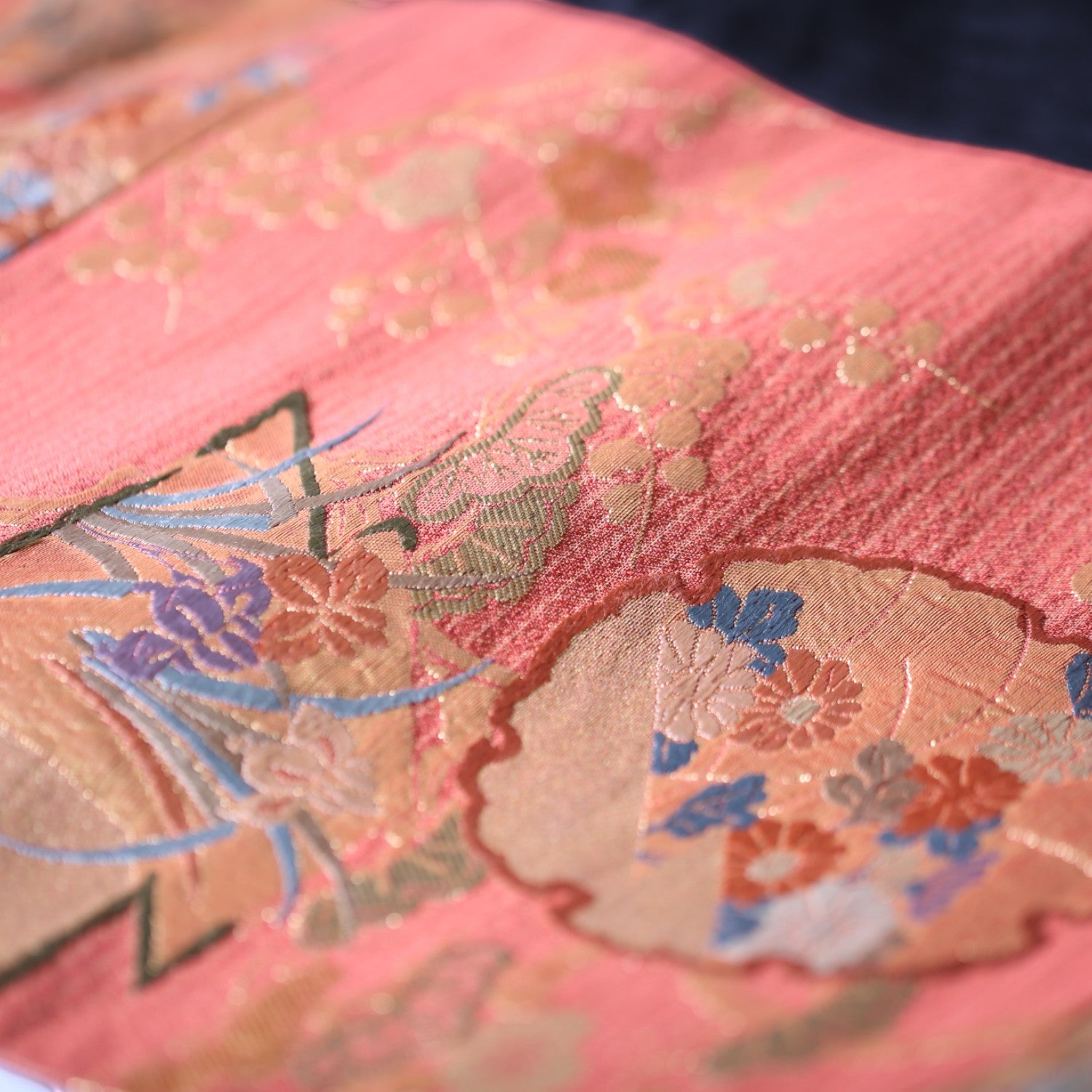 Black Tomesode and Matsukawabishi Pattern Japanese Modern Skirt