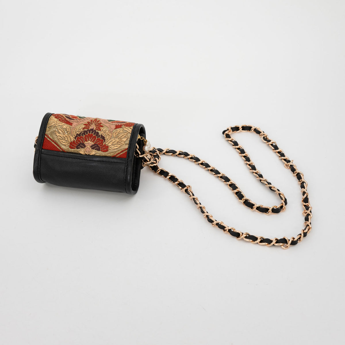 「鳳凰華紋」ヴィンテージ帯のMicro bag