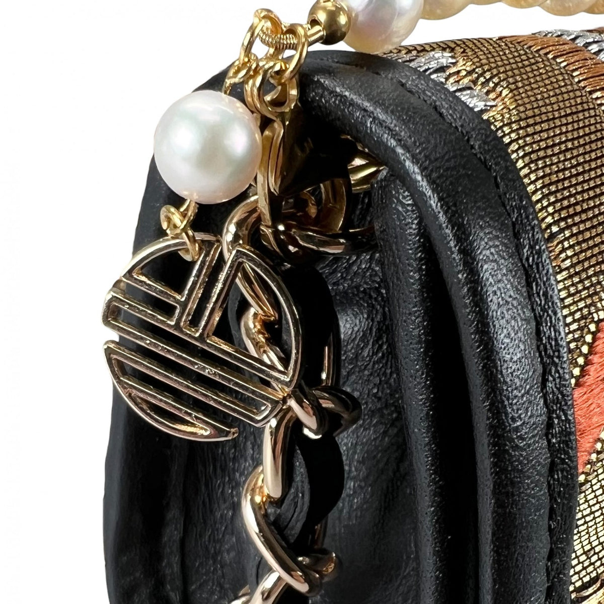 "Phoenix Kamon" Pearl and Obi Treasure Micro Bag