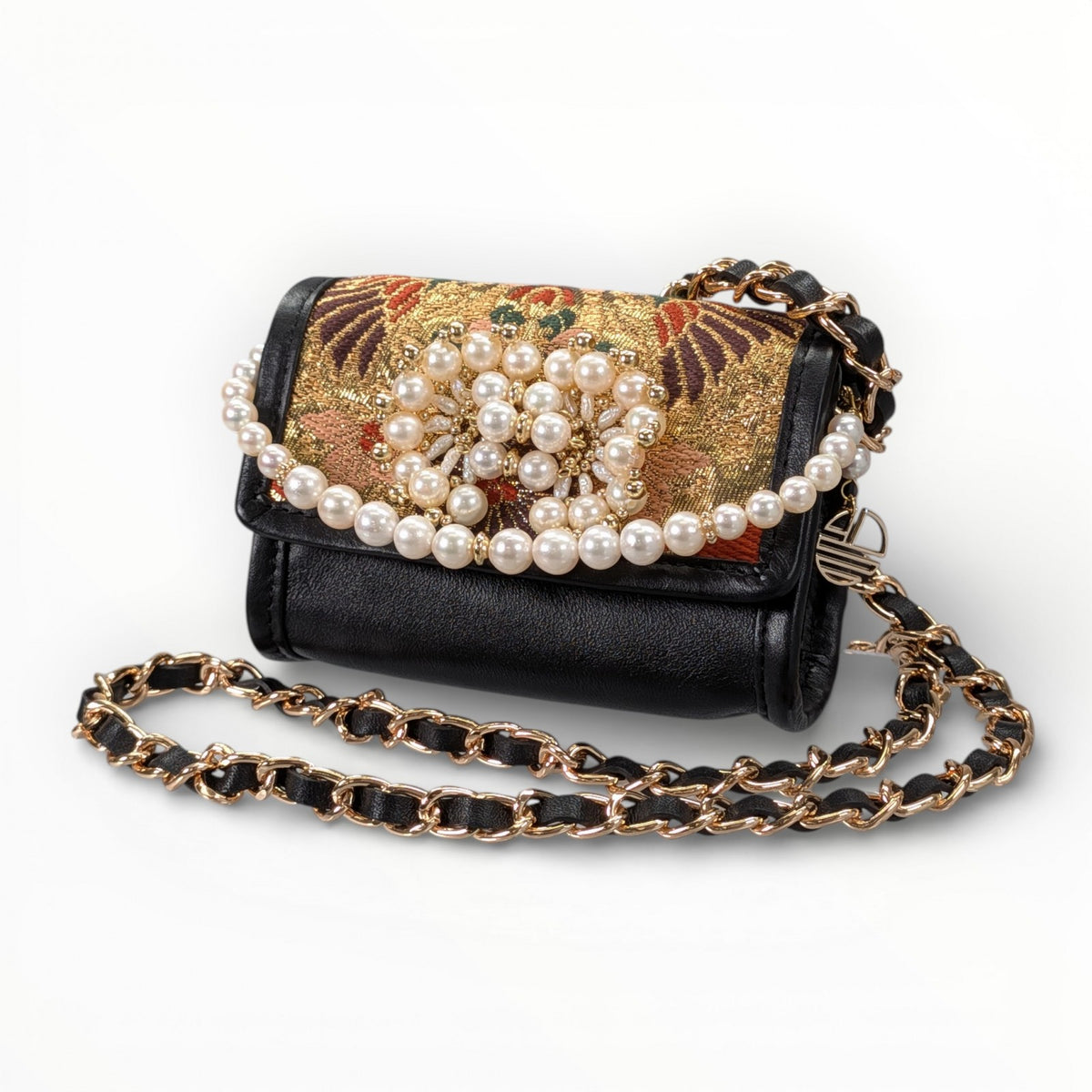「鳳凰華紋」ヴィンテージ帯のMicro bag