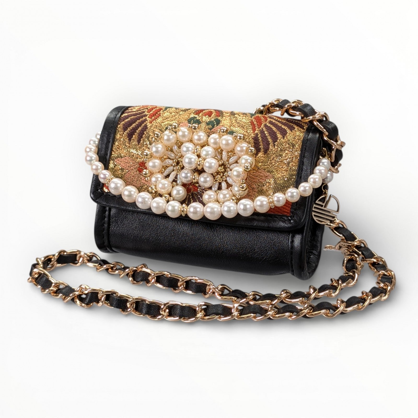 「鳳凰華紋」ヴィンテージ帯のMicro bag