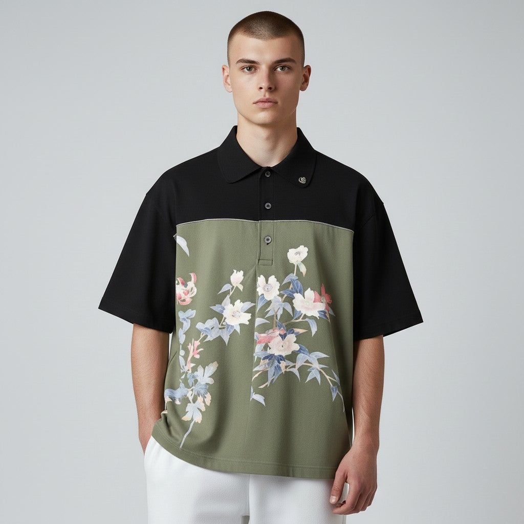 四季の移ろい加賀友禅のシルクシャツ