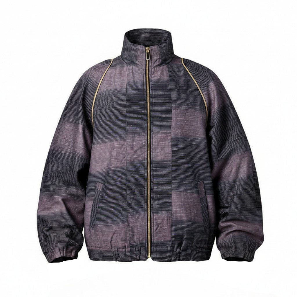 伝統美 米沢ぜんまい紬のブルゾン