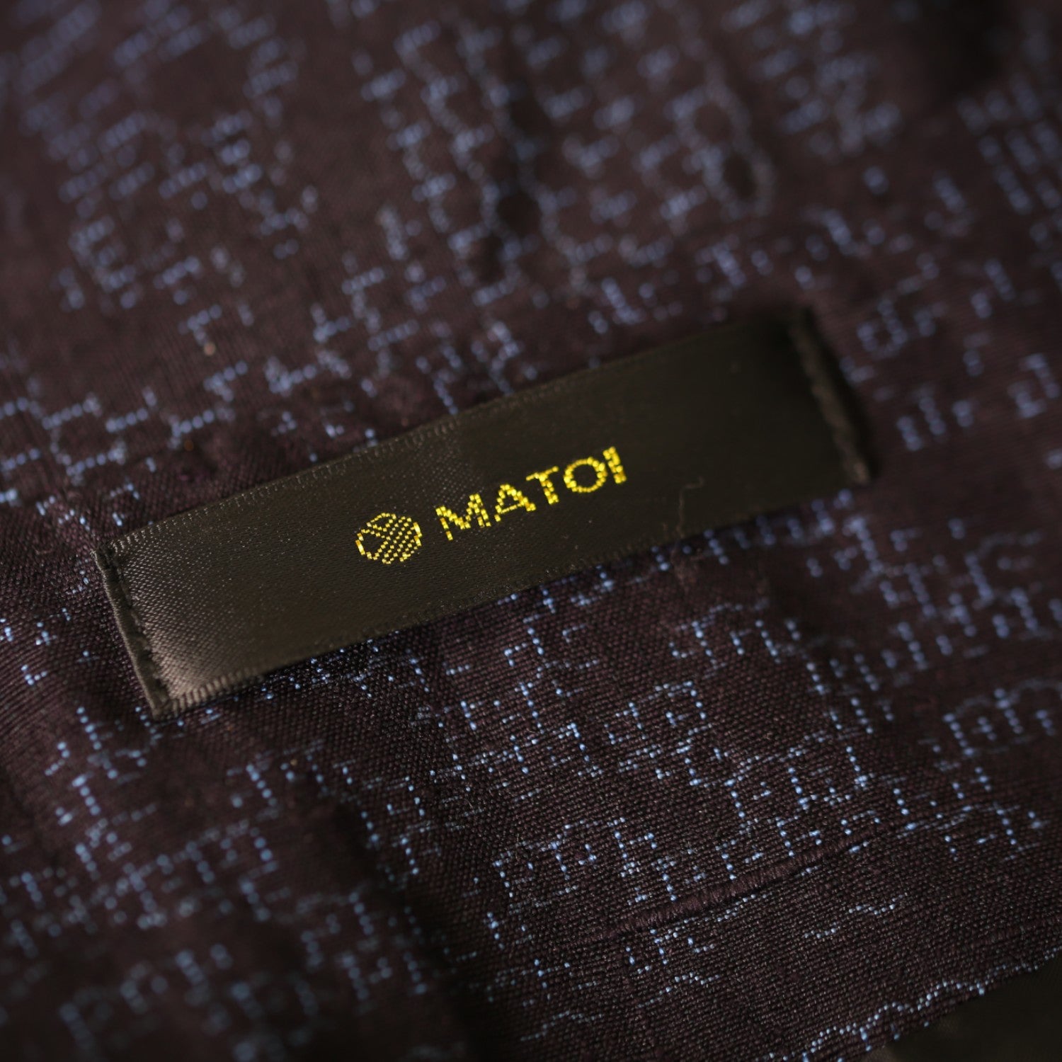 結城紬・雲景シルエットコート