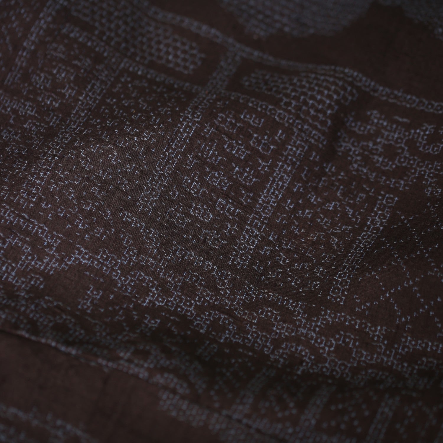 結城紬・雲景シルエットコート