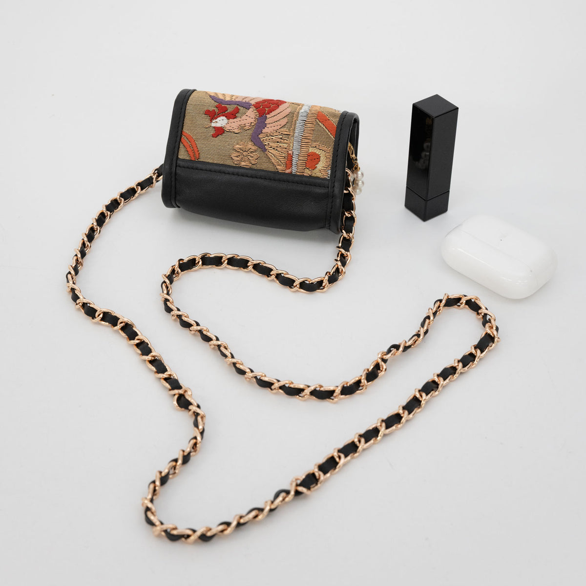 "Phoenix Kamon" Pearl and Obi Treasure Micro Bag