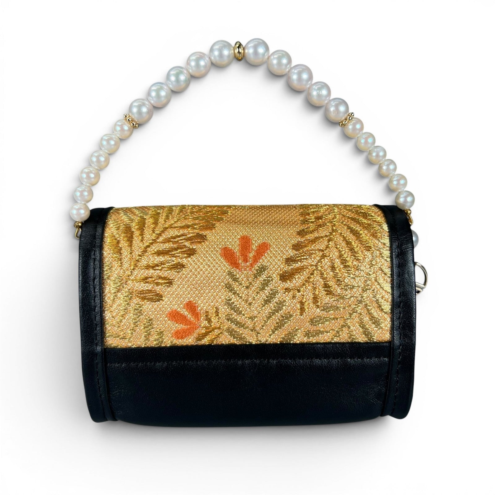 "Kikko Sagarifuji" Obi and Pearl Micro Bag