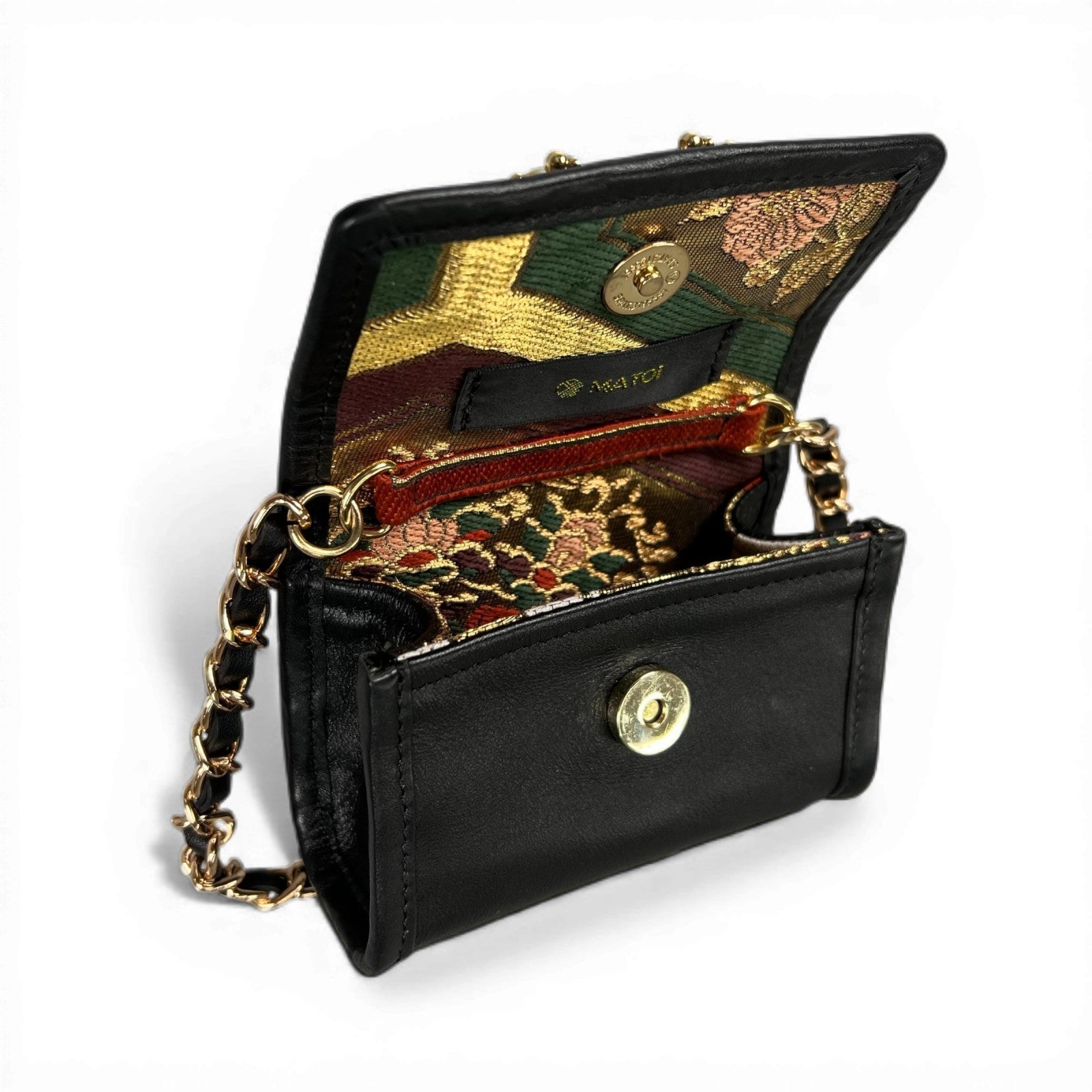 「鳳凰華紋」ヴィンテージ帯のMicro bag