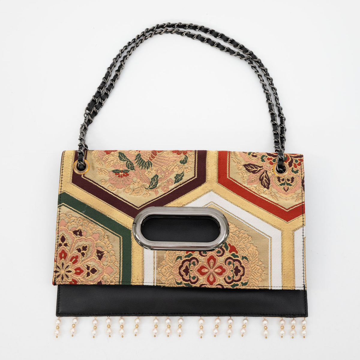 Phoenix Crest Vintage Obi Exquisite Clutch Bag